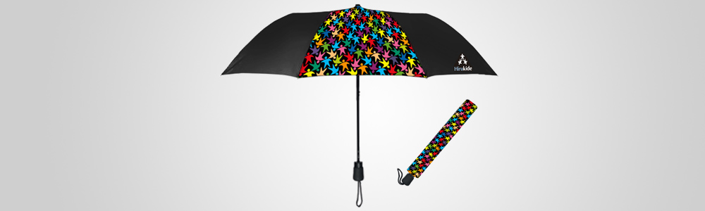 hirukide paraguas plegable