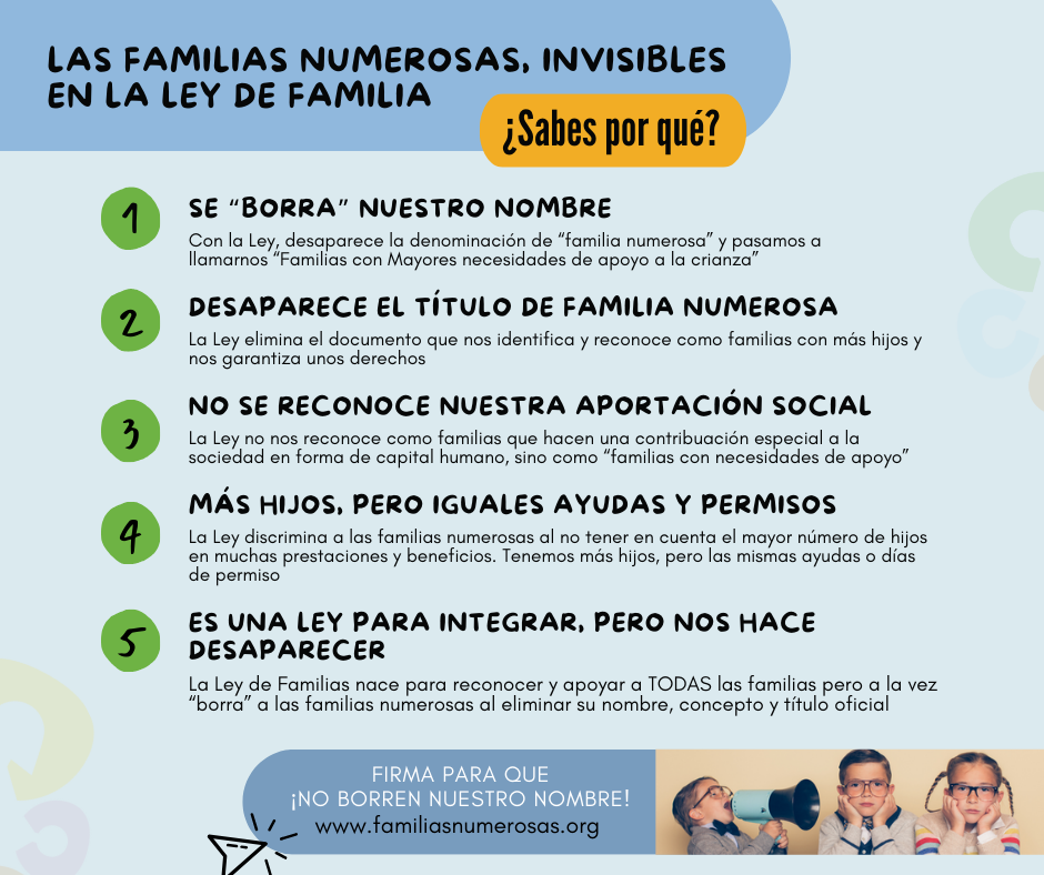 FB Twitter Las FFNN invisibles en la Ley de Familias Facebook